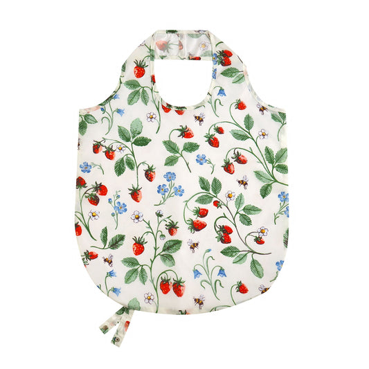 Strawberry Patch Foldable Tote Bag Medium