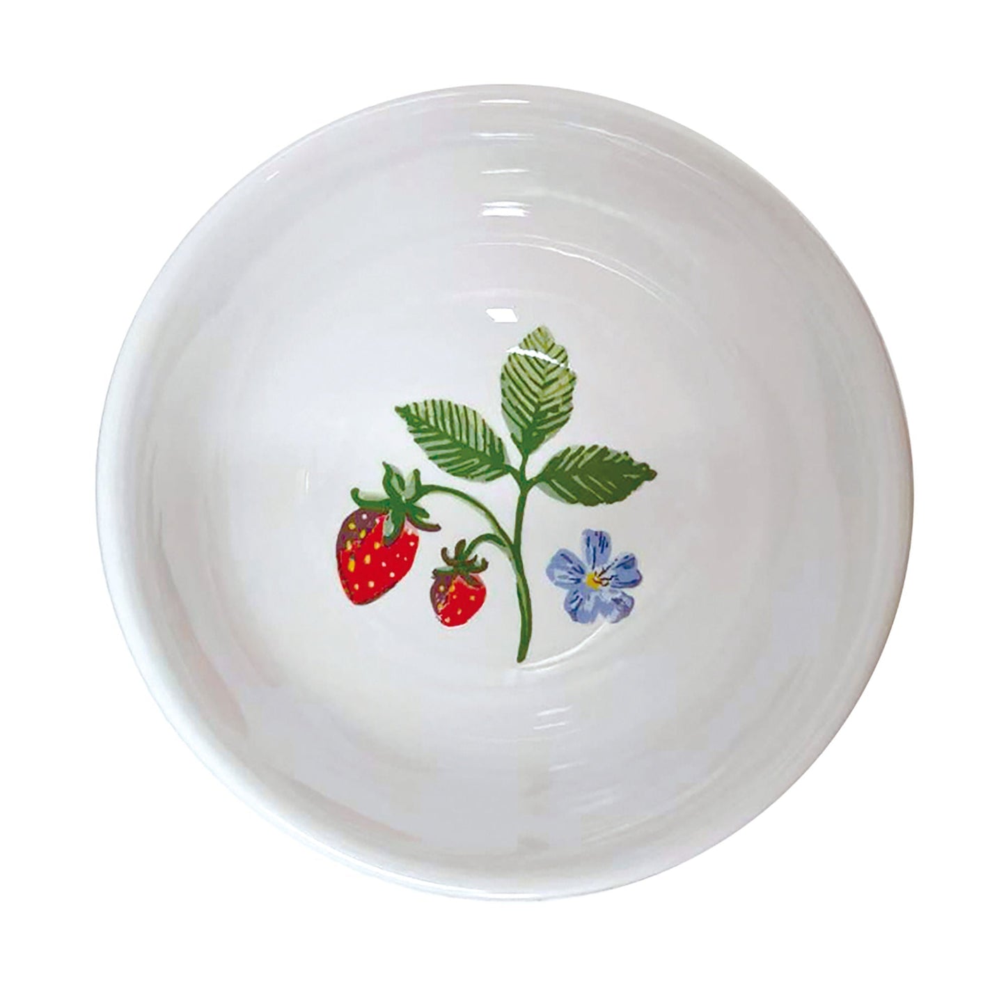 Strawberry Patch Porcelain Bowl
