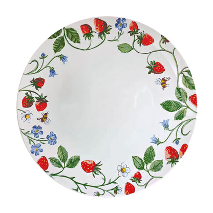Strawberry Patch Porcelain Dinner Plate
