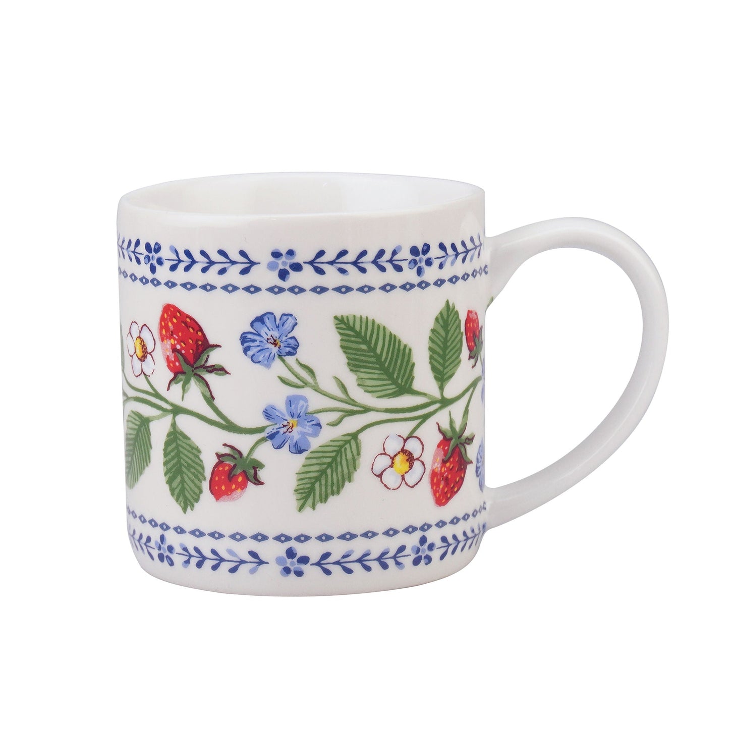 Strawberry Patch Bone China Mug