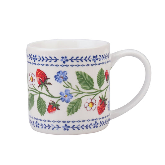 Strawberry Patch Bone China Mug