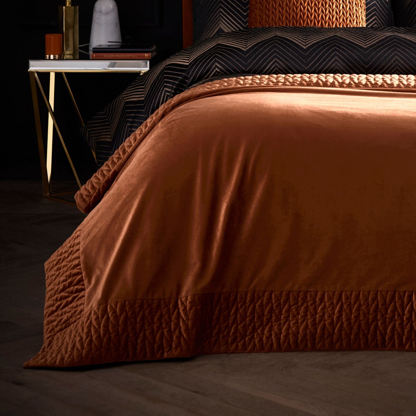 Siena Bedspread in Spice