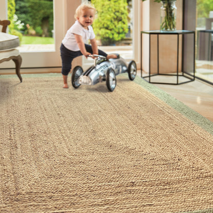 Origins Jute Border Sage Green