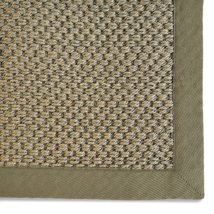 Origins Sisal Rug Sage Green with Sage Green Border