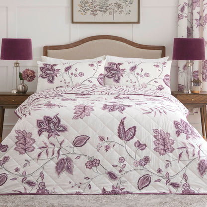 Samira Bedspread in Plum