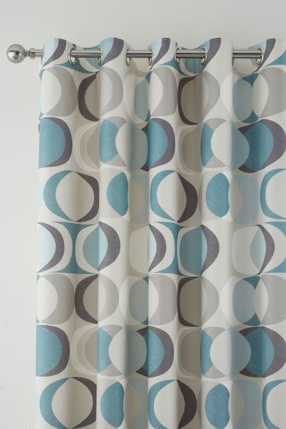 Sander Eyelet Curtains in Duck Egg