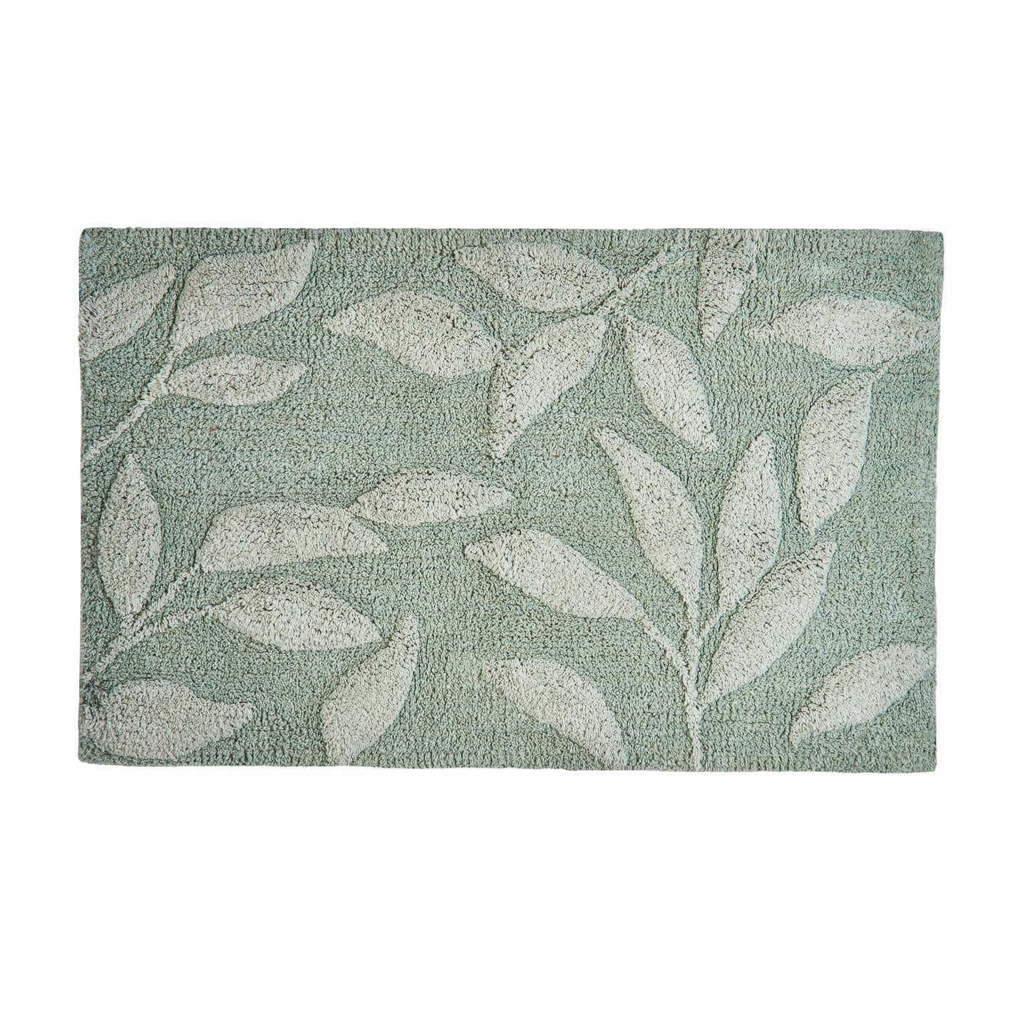 Sandringham Bath Mat in Steel/Sage