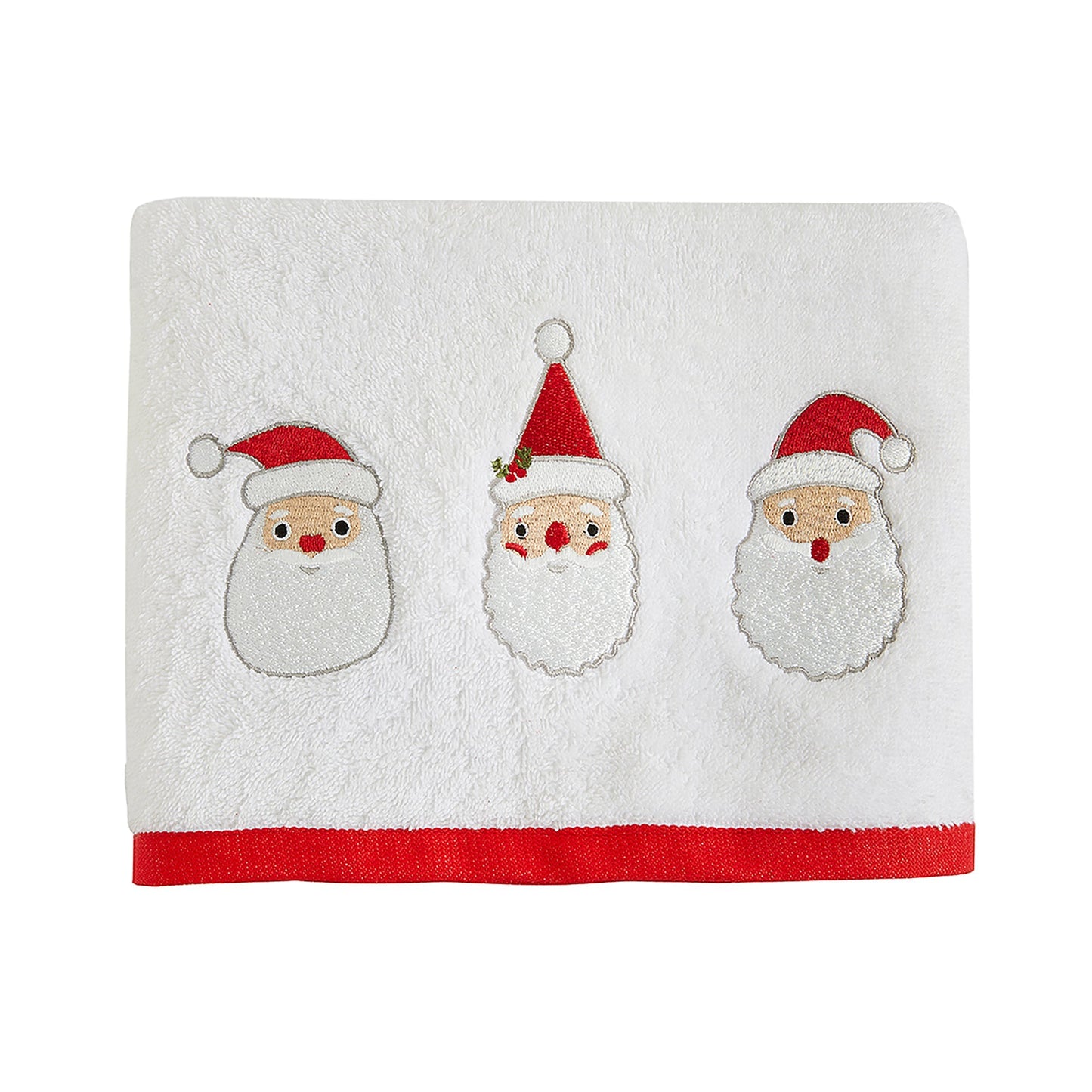 Santa Hand Towel (2 pack) in White