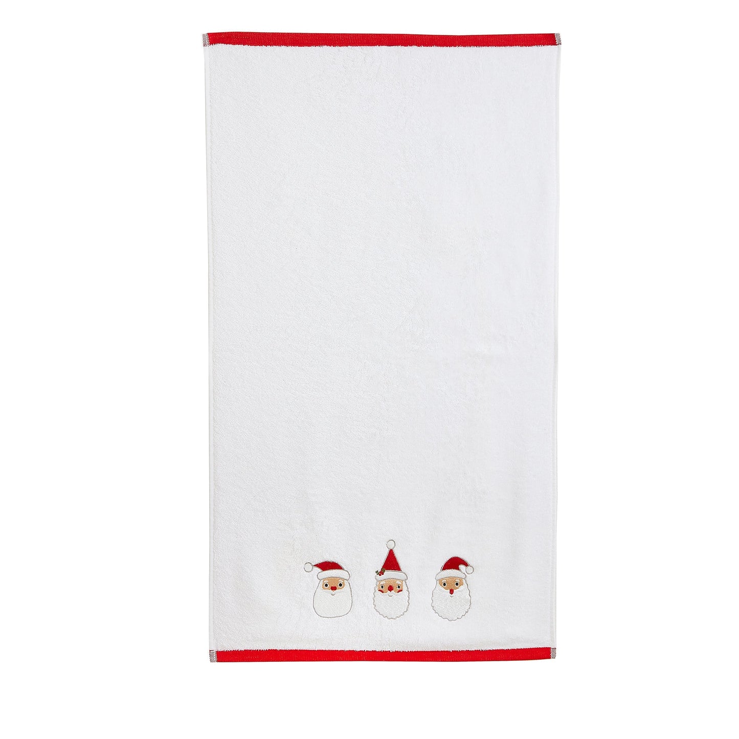Santa Hand Towel (2 pack) in White