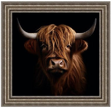 Highland Cow Isolated
