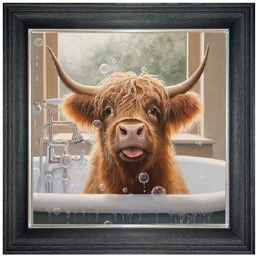 Bubble Bath Highland Cow