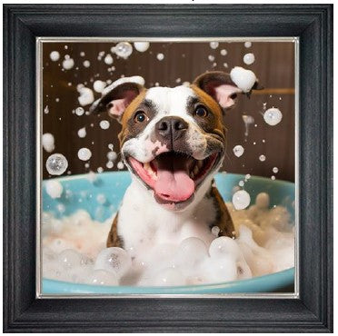 Bubble Bath Staffordshire Bull Terrier (Tan)