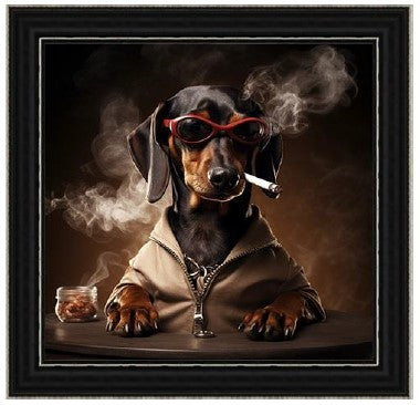 Sausage Dog Cool Smoking