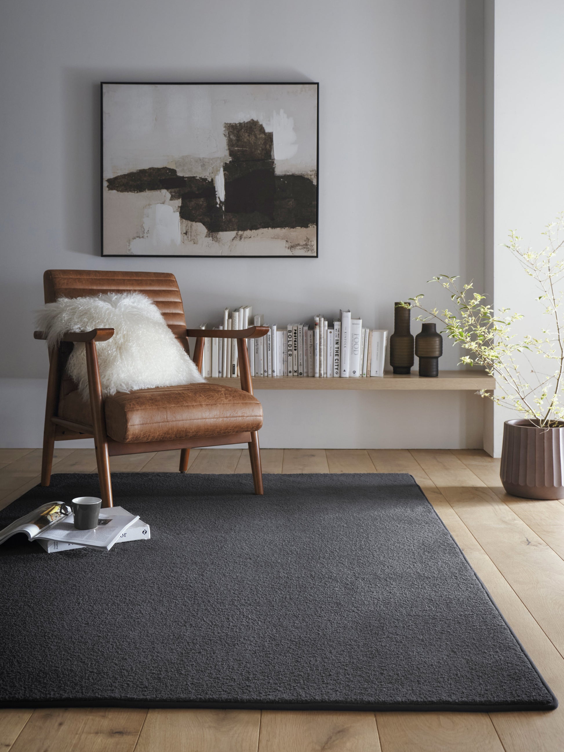 Hug Rug Sense Charcoal
