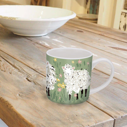 Woolly Sheep Bone China Mug