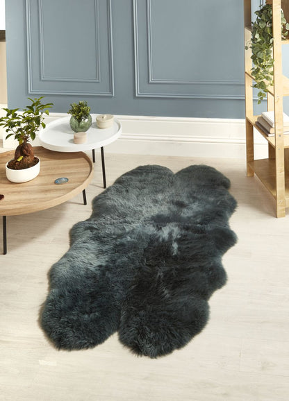 Origins Genuine Sheepskin Forest Green Quad