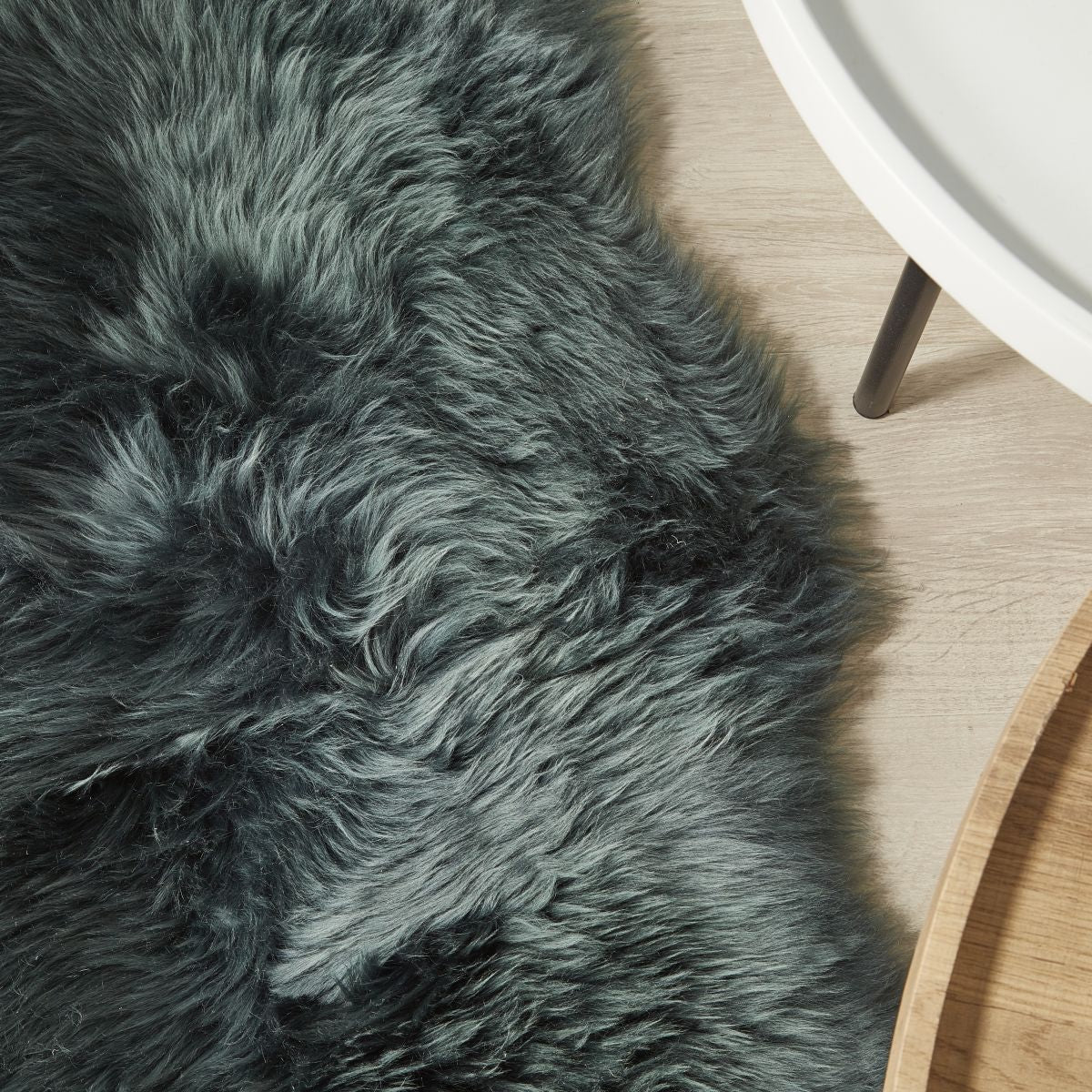 Origins Genuine Sheepskin Forest Green Quad