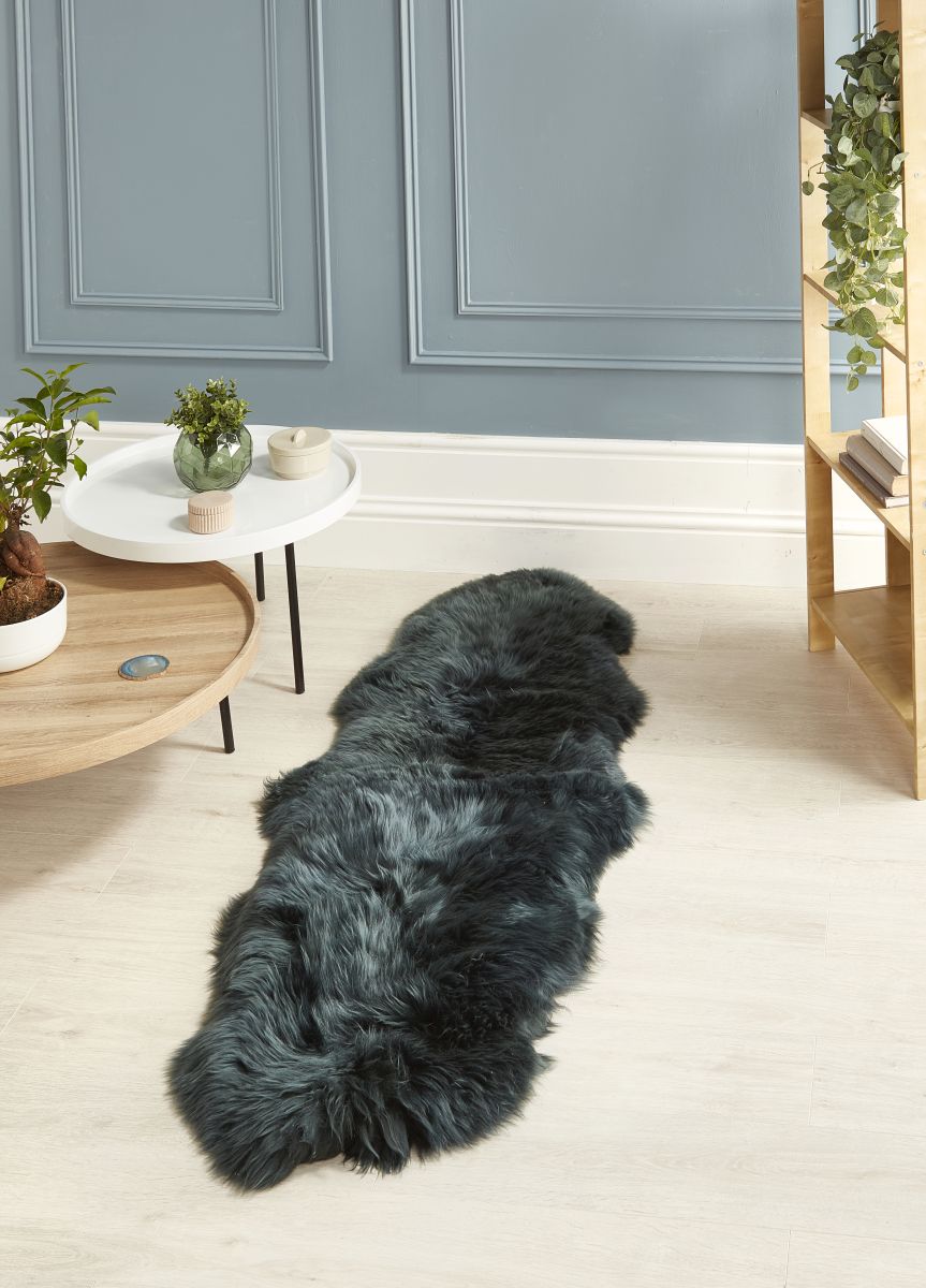 Origins Genuine Sheepskin Forest Green Quad