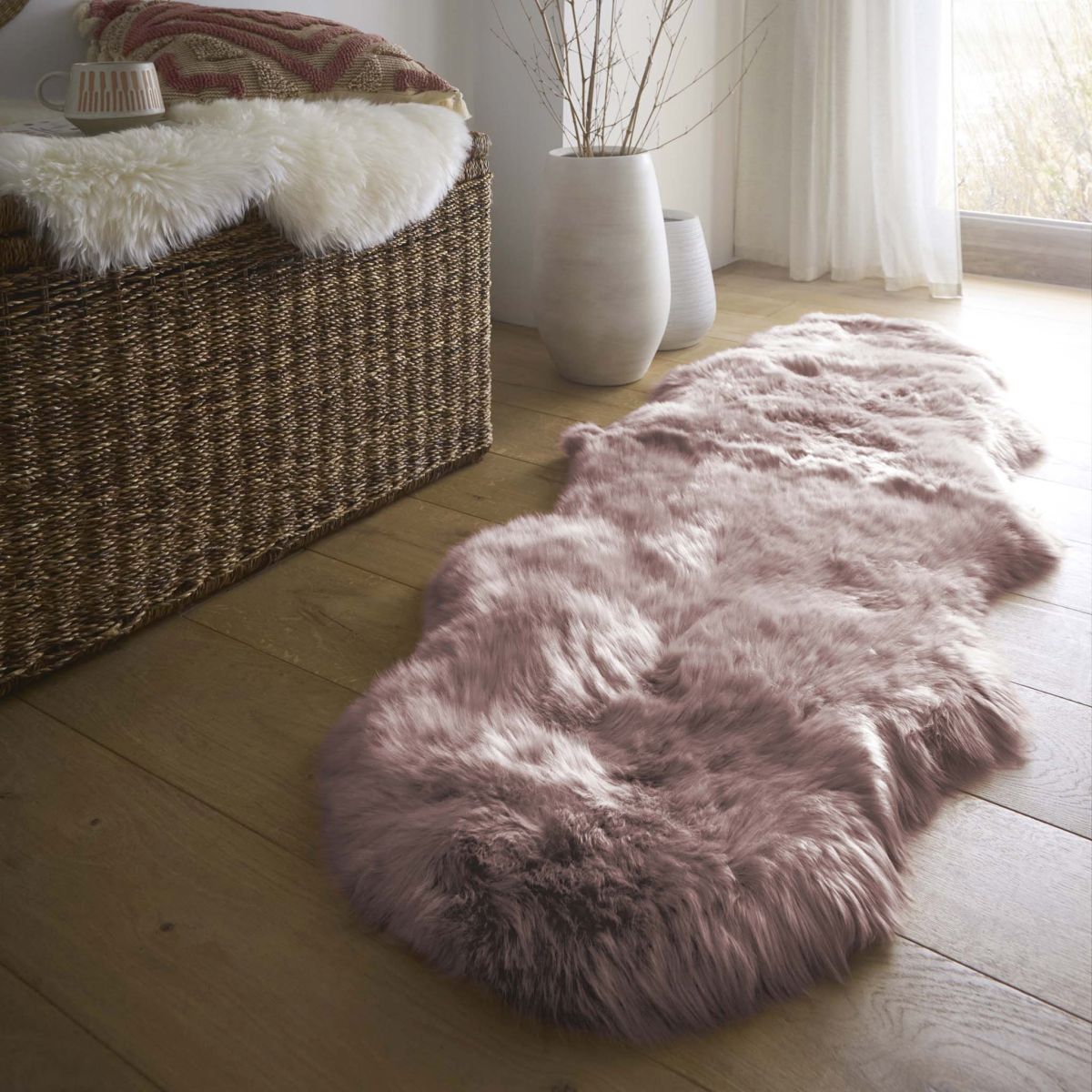 Origins Genuine Sheepskin Adobe Rose Double