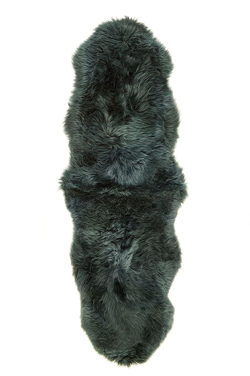 Origins Genuine Sheepskin Forest Green Quad