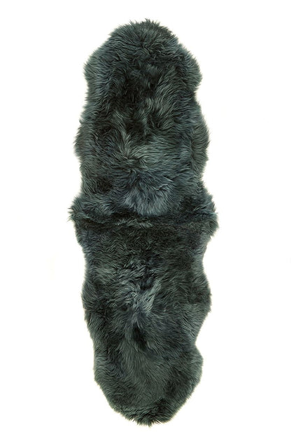 Origins Genuine Sheepskin Forest Green Quad