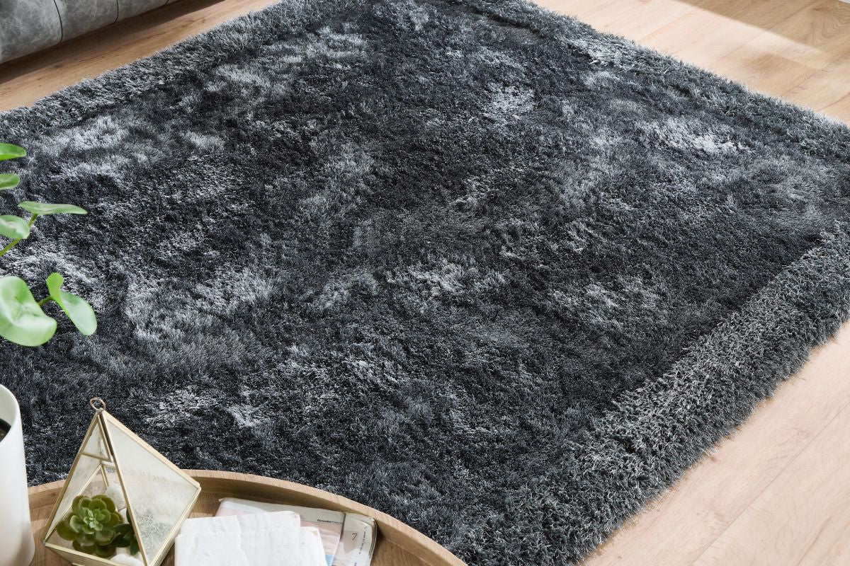 Origins Shimmer Shaggy Border Charcoal