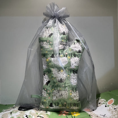 Organza Organza Bag in Silver - Large 49 x 40cm
