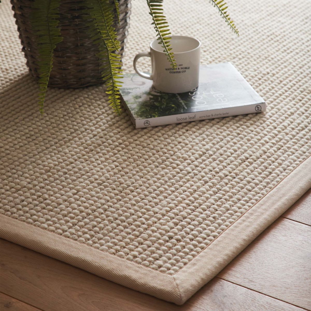 Origins Sisal Boucle with Beige Border