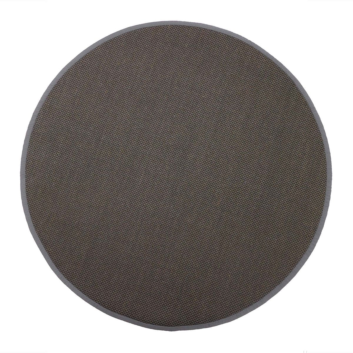 Origins Sisal Rug Dark Grey with Grey Border