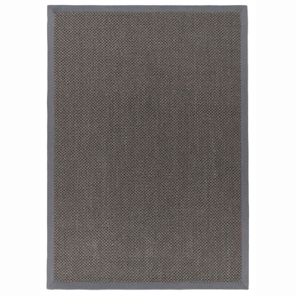 Origins Sisal Rug Dark Grey with Grey Border