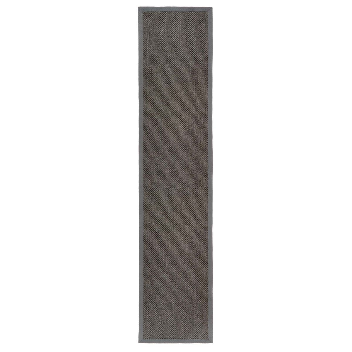 Origins Sisal Rug Dark Grey with Grey Border