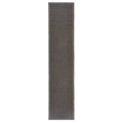 Origins Sisal Rug Dark Grey with Grey Border