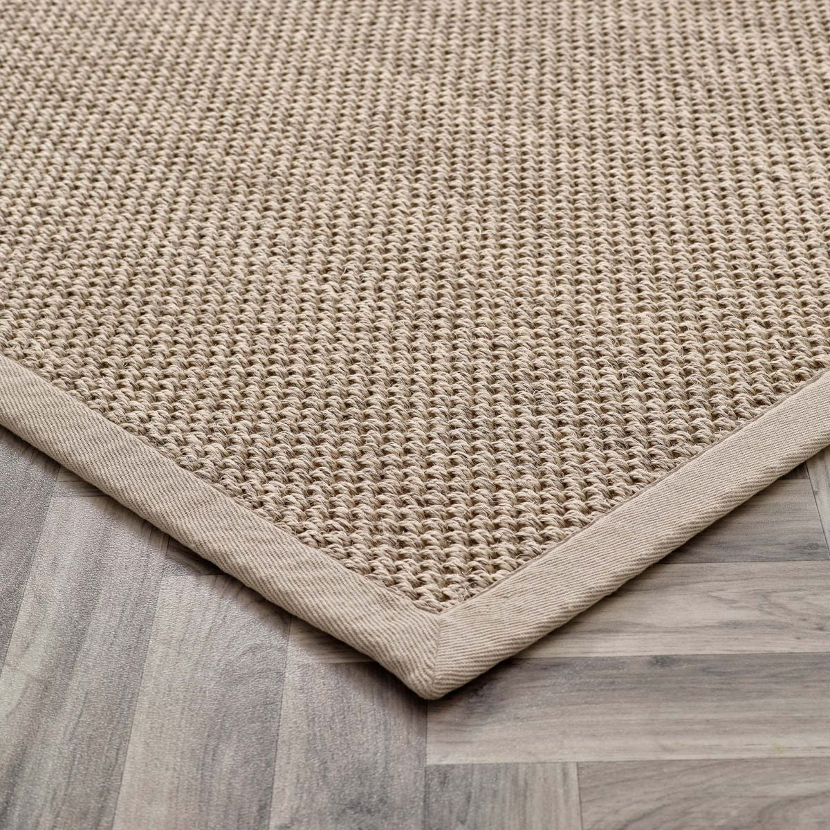 Origins Sisal Rug Light Beige with Sand Border