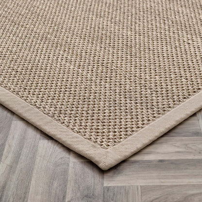 Origins Sisal Rug Light Beige with Sand Border