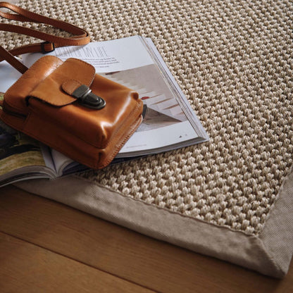 Origins Sisal Rug Light Beige with Sand Border