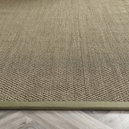 Origins Sisal Rug Sage Green with Sage Green Border