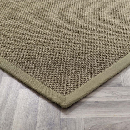Origins Sisal Rug Sage Green with Sage Green Border