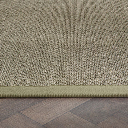 Origins Sisal Rug Sage Green with Sage Green Border