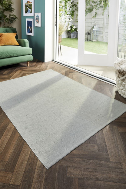 Hug Rug Woven Diamond Rug Sky Grey