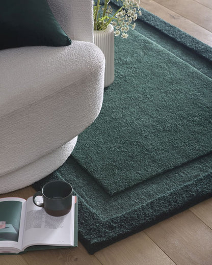 Origins Stacked Border Dark Green