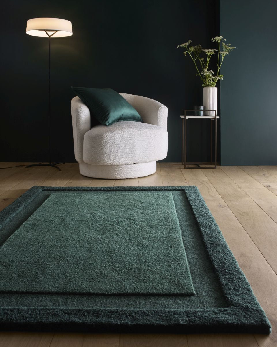 Origins Stacked Border Dark Green