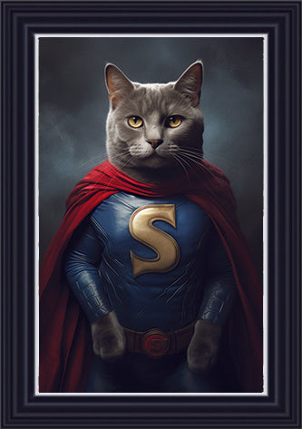 Super Grey Cat
