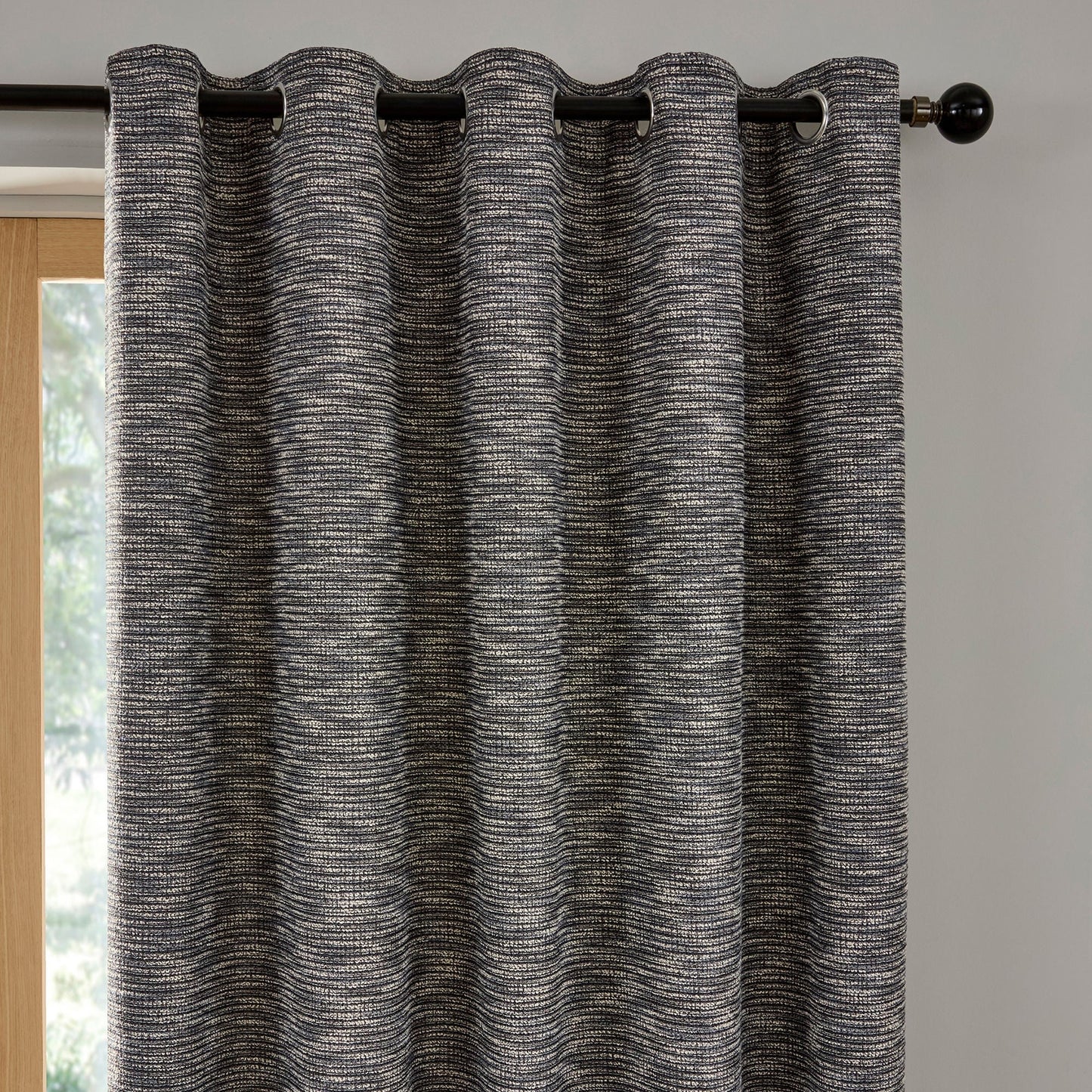 Talon Eyelet Curtains in Blue