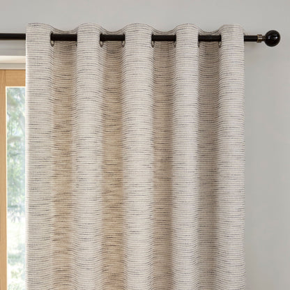 Talon Eyelet Curtains in Grey