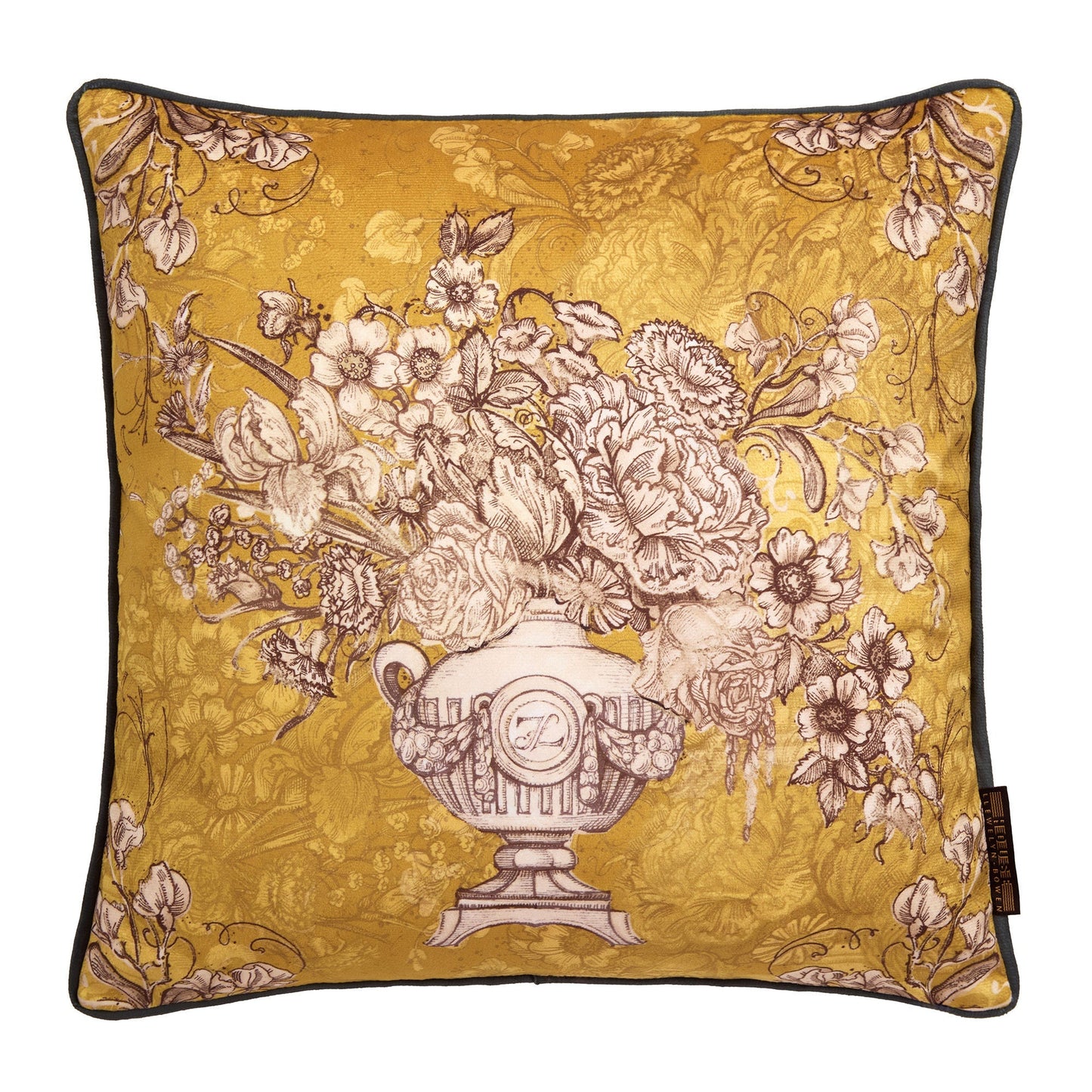 Tuscan Holiday Cushion in Ochre