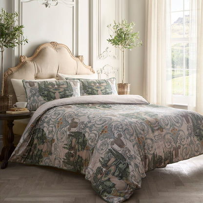 Tuscan Garden Duvet Cover Set in Green