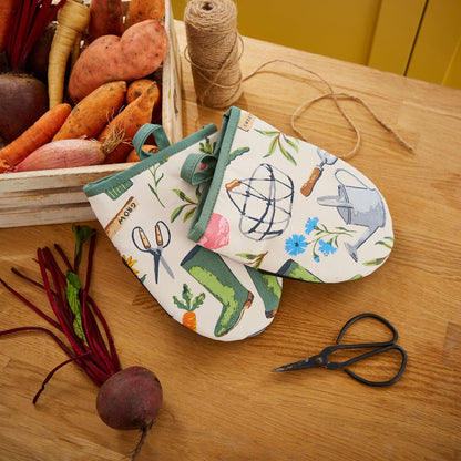 Time to Grow Microwave Mitts Pair