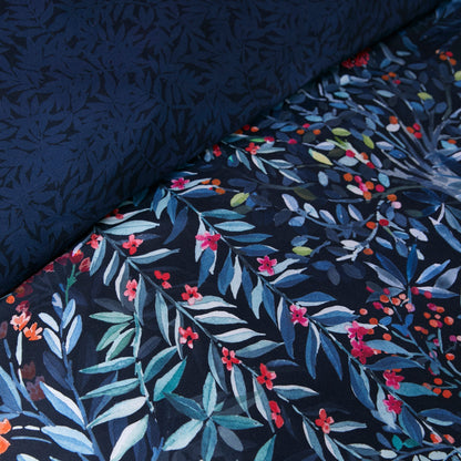 Tessa Duvet Cover Set in Navy