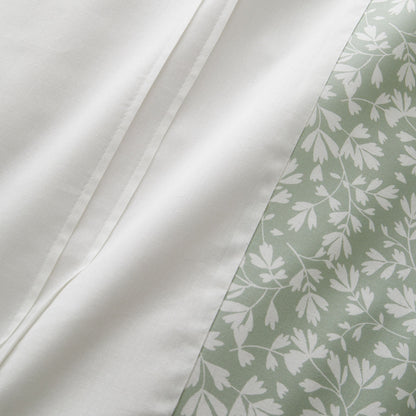Tess Duvet Cover Set in Green