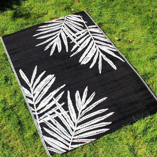 Tahiti Outdoor Rug in Black